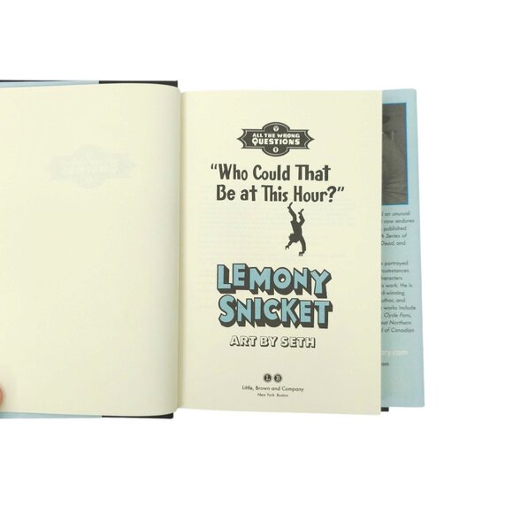 Lemony Snicket All The Wrong Questions Volumes 1 & 2 Hardback Dust Jacket Books - Picture 5 of 10